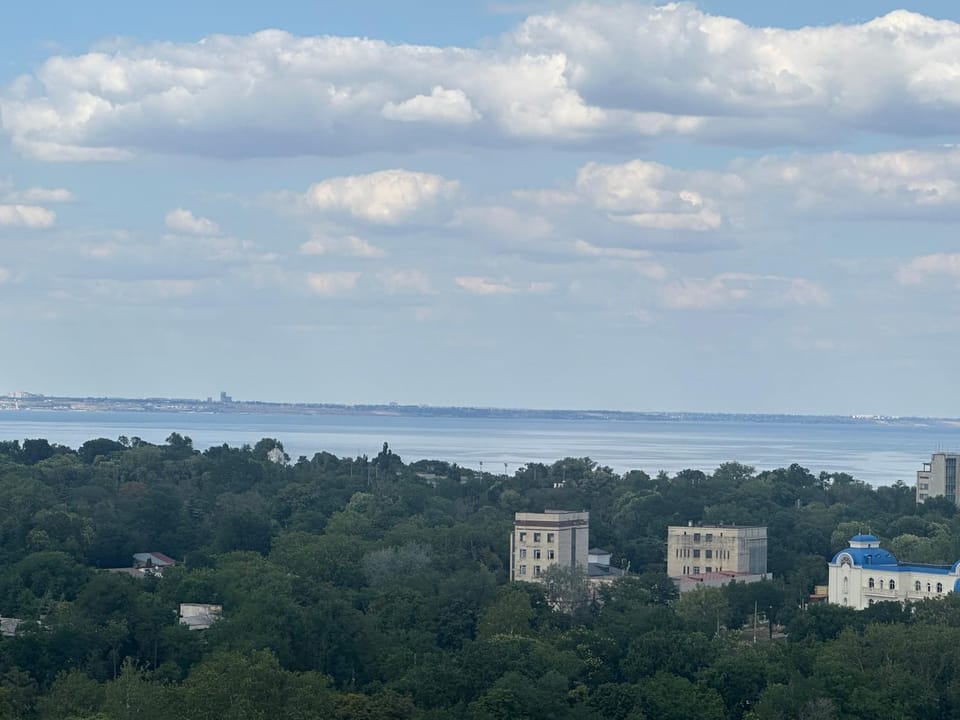 Terrace Sea View Rodos Arcadia parking Apartment in Odessa