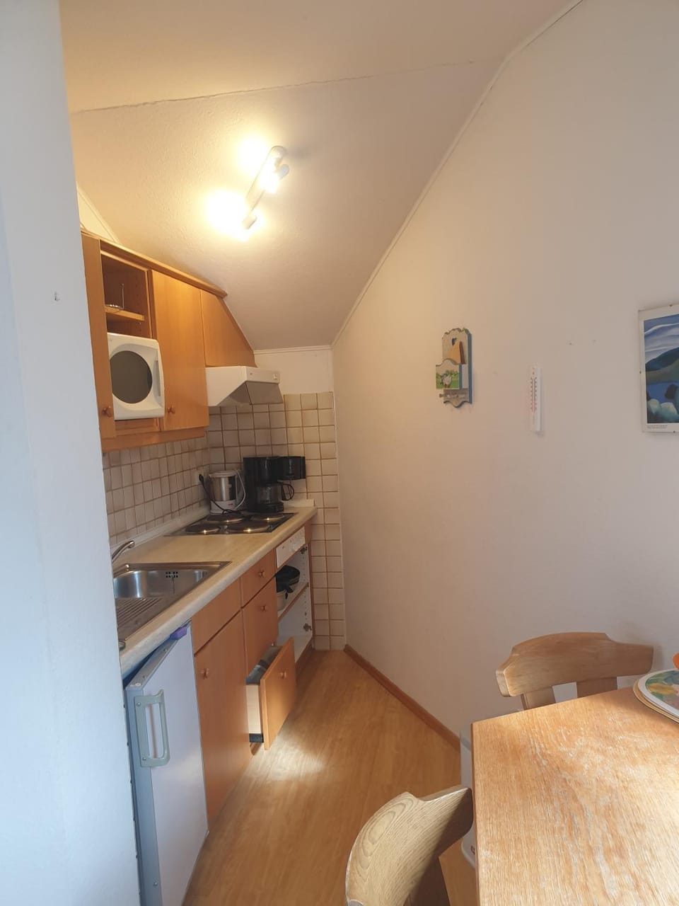Kitchen or kitchenette, Living room