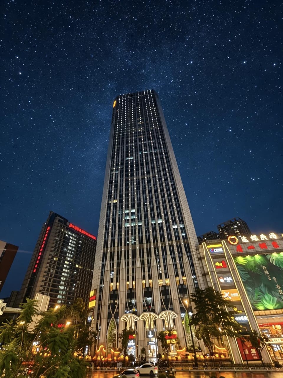 Property building, Night