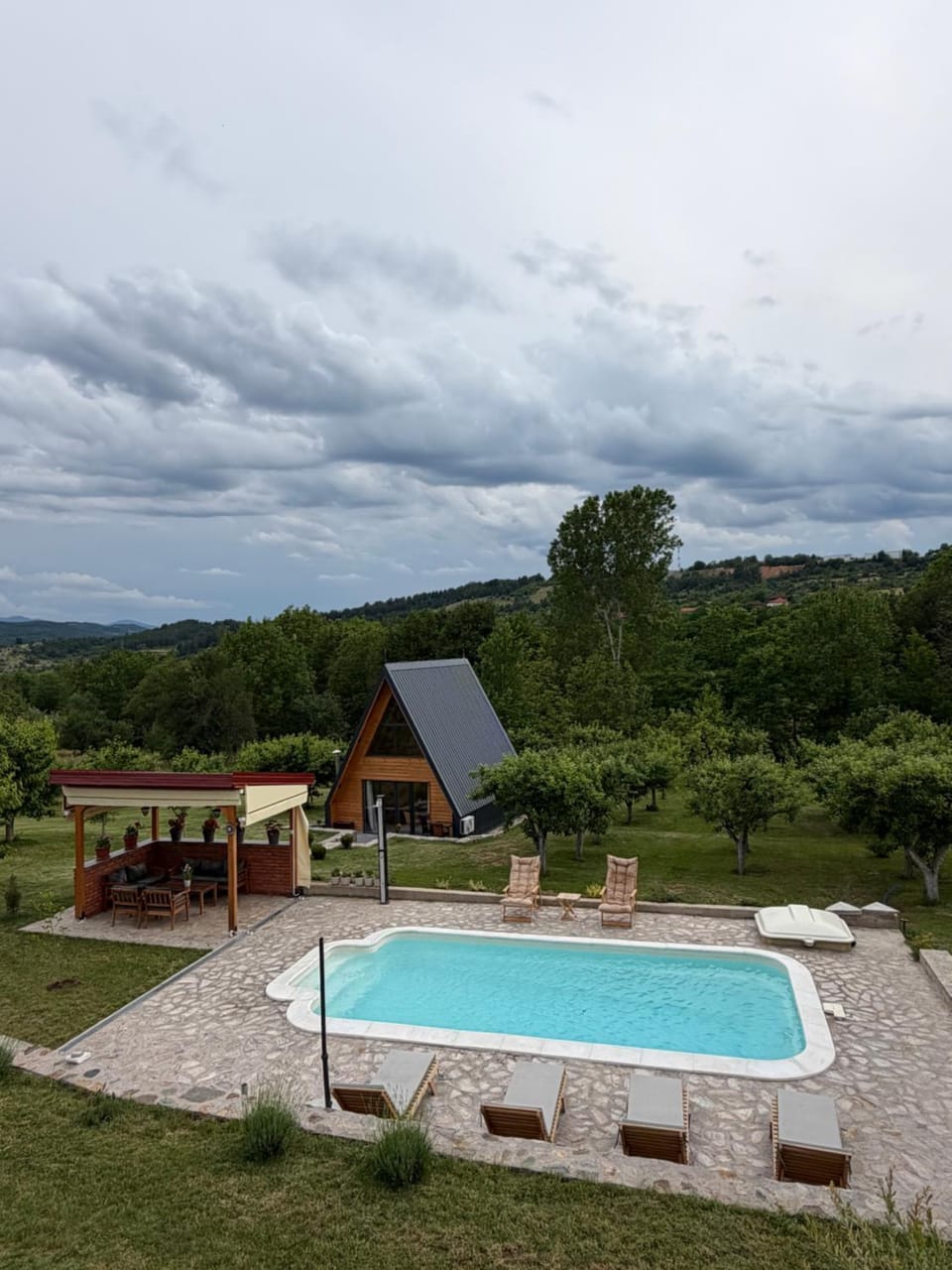 Natural landscape, Garden view, Pool view, Swimming pool