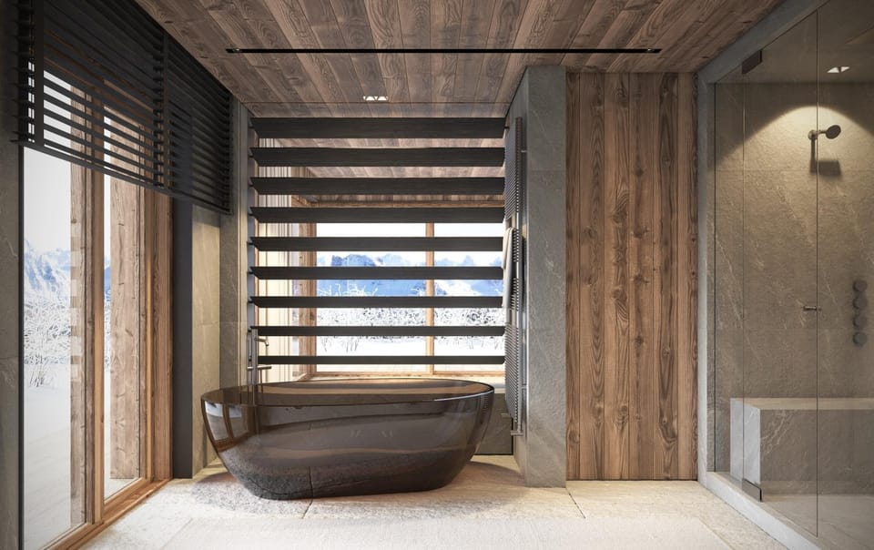 Bathroom, Living room