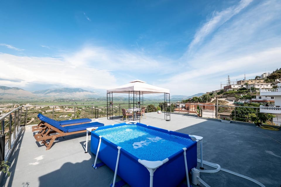Day, View (from property/room), Balcony/Terrace, Mountain view, Pool view, Swimming pool