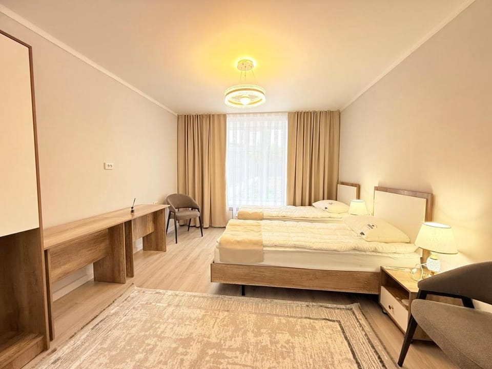 Bed, Living room, Photo of the whole room, Bedroom