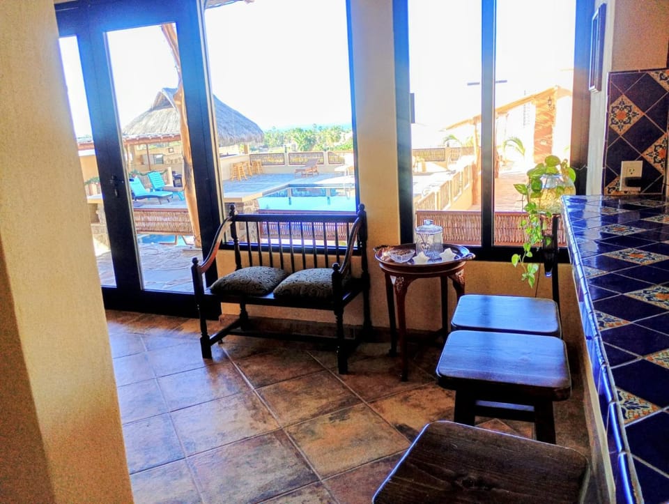 View (from property/room), Balcony/Terrace, Pool view