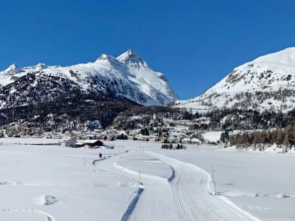 Nearby landmark, Natural landscape, Winter, Mountain view