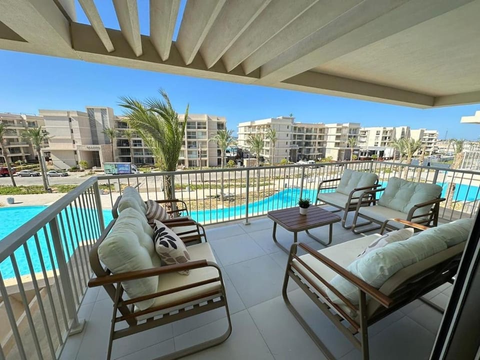 Amazing Marassi North Coast 3 Bedroom Lagoon View Marina 208 Apartment in Egypt