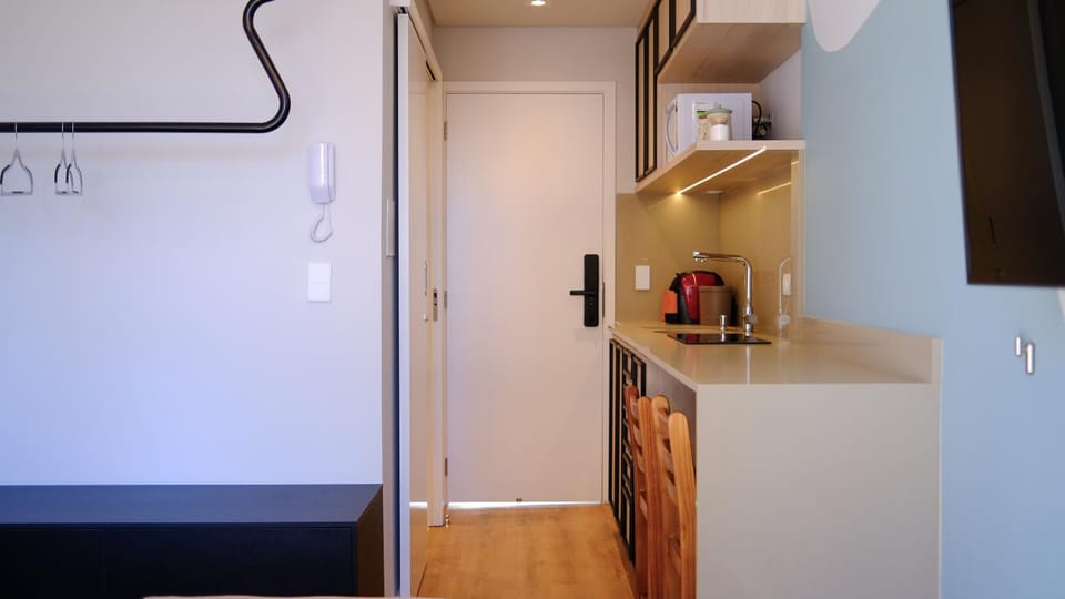 Kitchen or kitchenette, wardrobe
