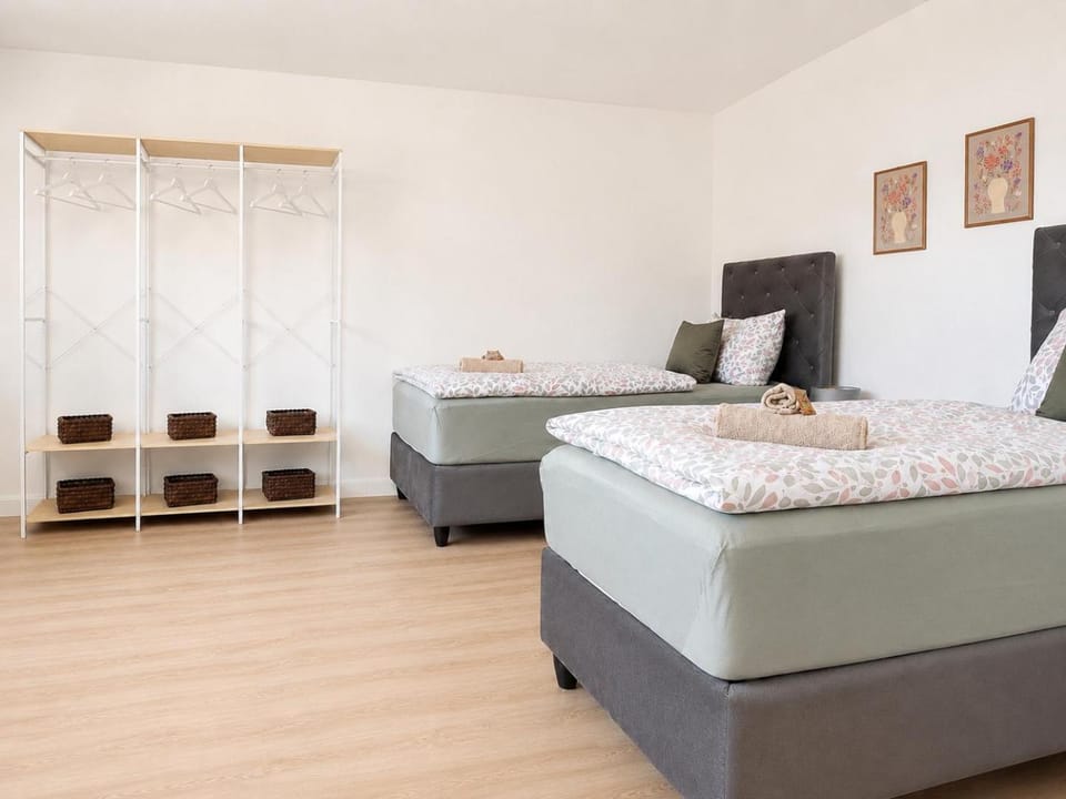 Bed, Photo of the whole room, Decorative detail, Decorative detail, Seating area, Dining area, Bedroom, cot, heating, heating, internet, internet, storage, storage, towels, towels, wardrobe