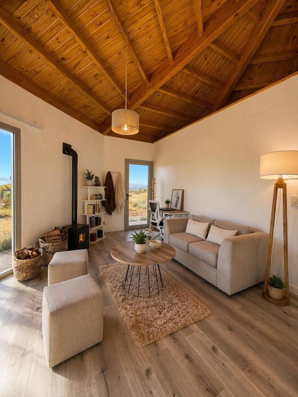 Library, Living room, Seating area, Mountain view, heating, heating