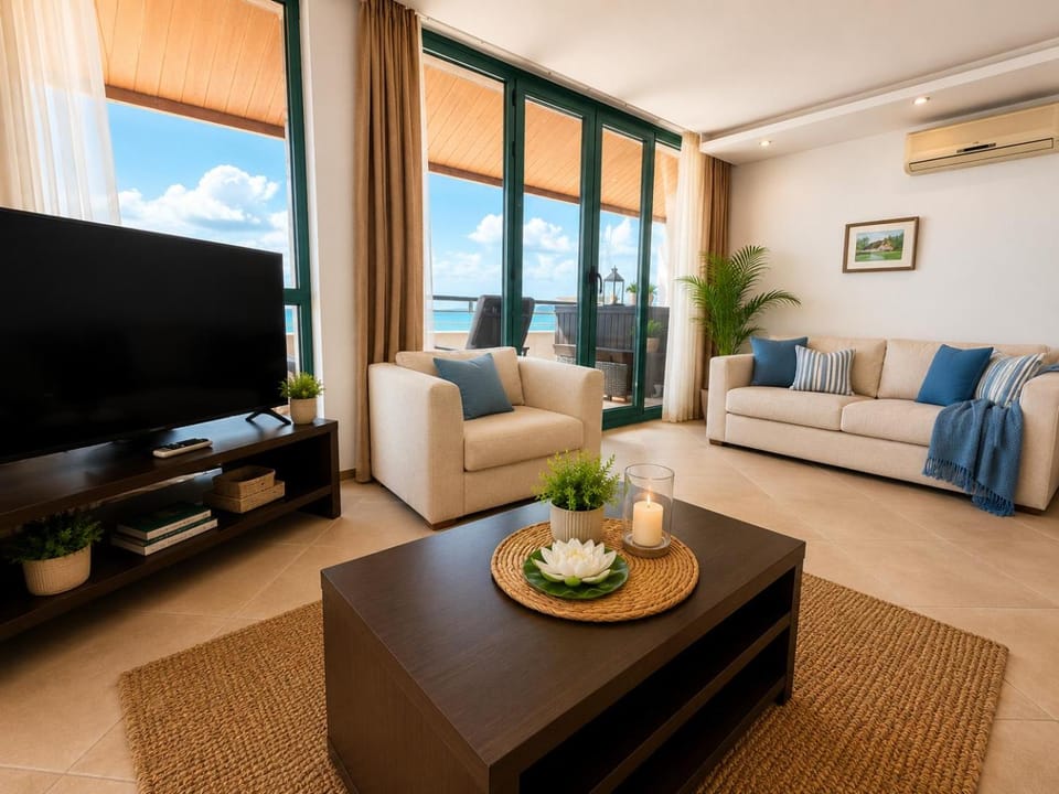 Communal lounge/ TV room, TV and multimedia, Living room, Seating area, Evening entertainment, air conditioner