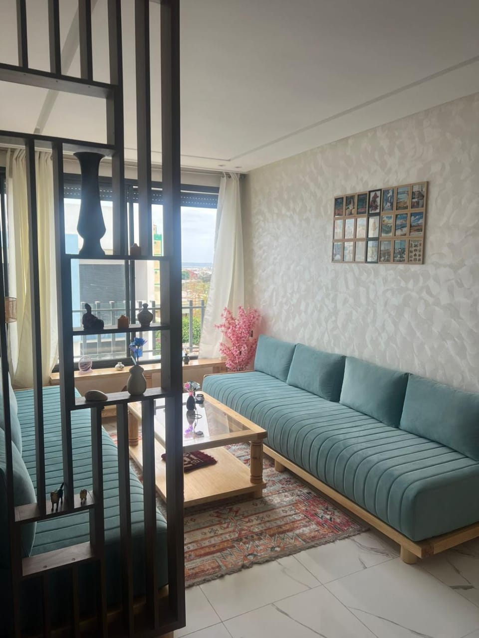 New Luxury Beach Apt 2 Min Walk 1BR and Living Room Apartment in Rabat-Salé-Kénitra