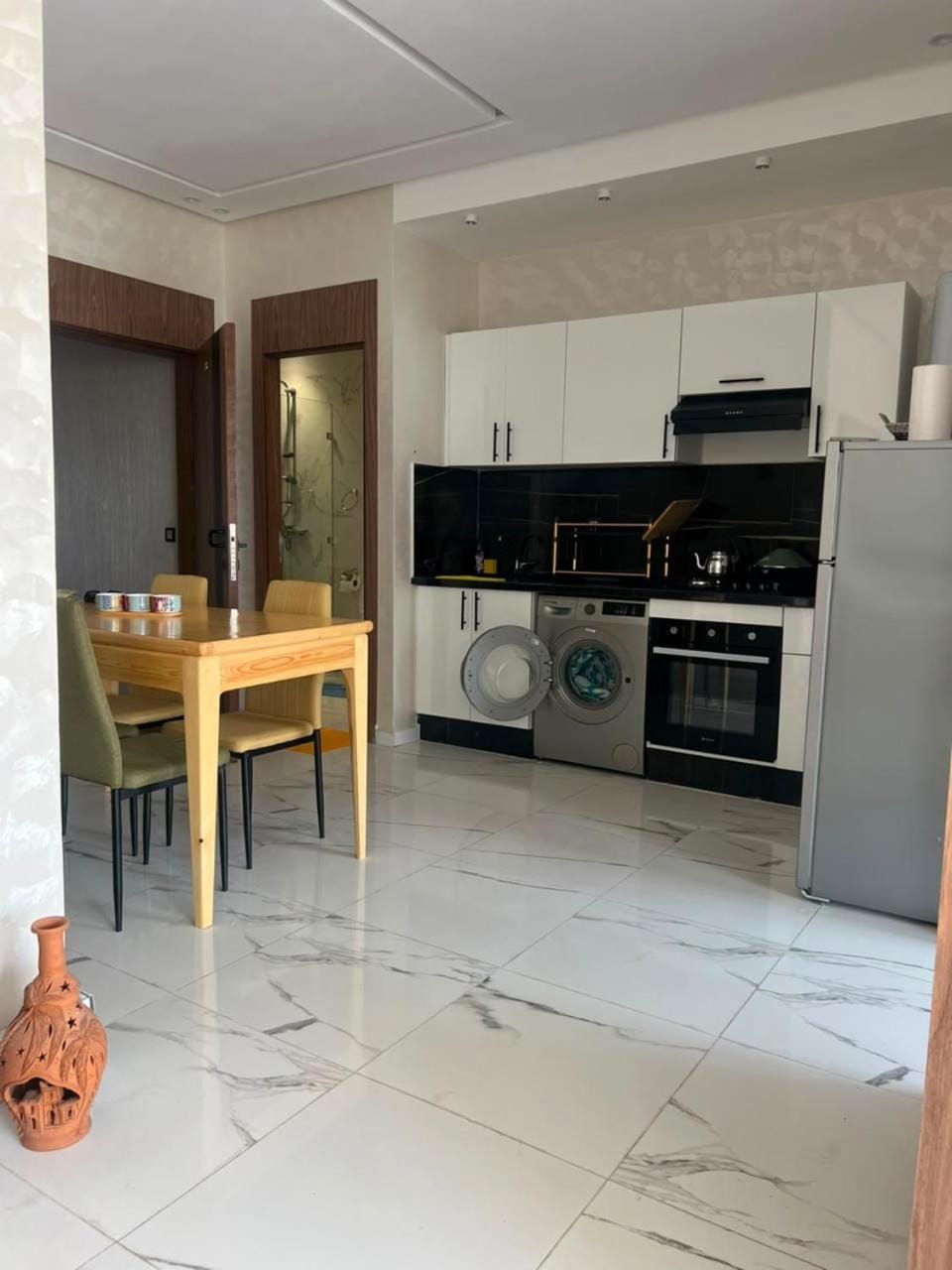 New Luxury Beach Apt 2 Min Walk 1BR and Living Room Apartment in Rabat-Salé-Kénitra