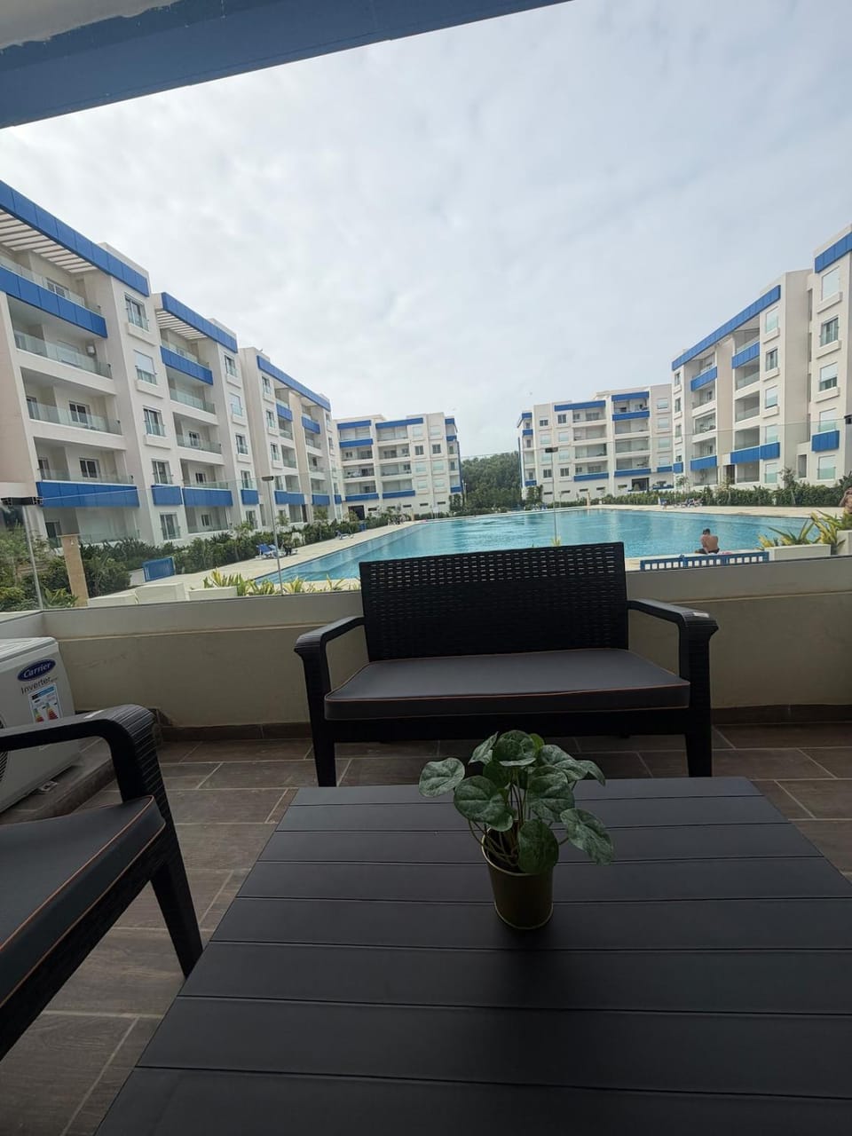 Appartement pour familles avec grande piscine et plage à proximité Apartment in Tangier-Tétouan-Al Hoceima