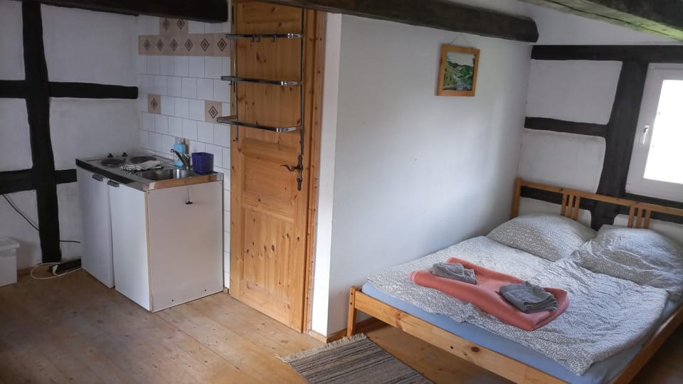 Ruhig Wohnen - einfache Wohnung auf dem Bauernhof Apartment in Thuringia, Germany