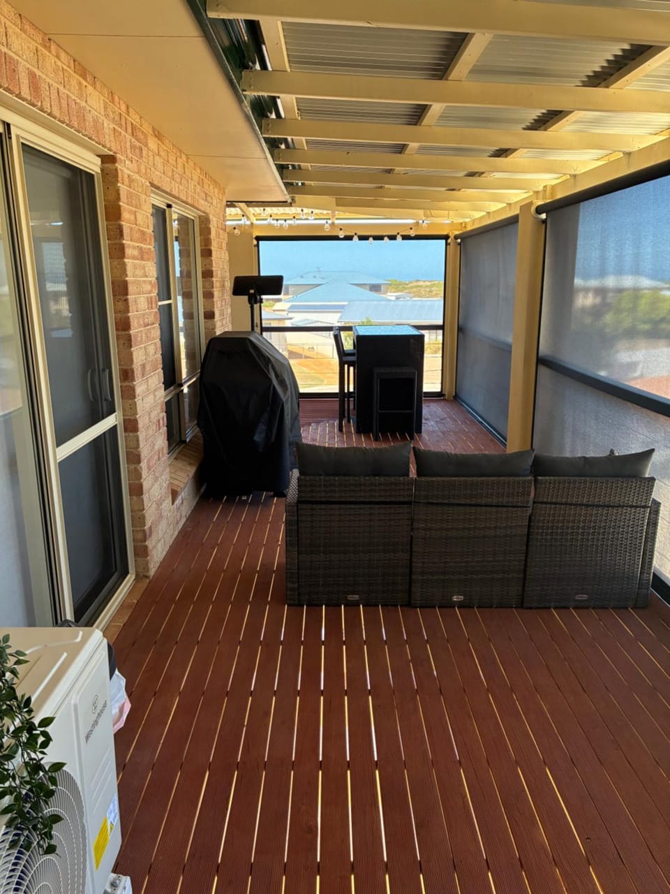 Balcony/Terrace, Seating area, Sea view, Sunset