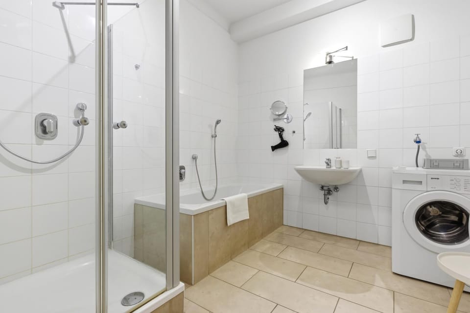 Shower, Bathroom, Bath, washing machine