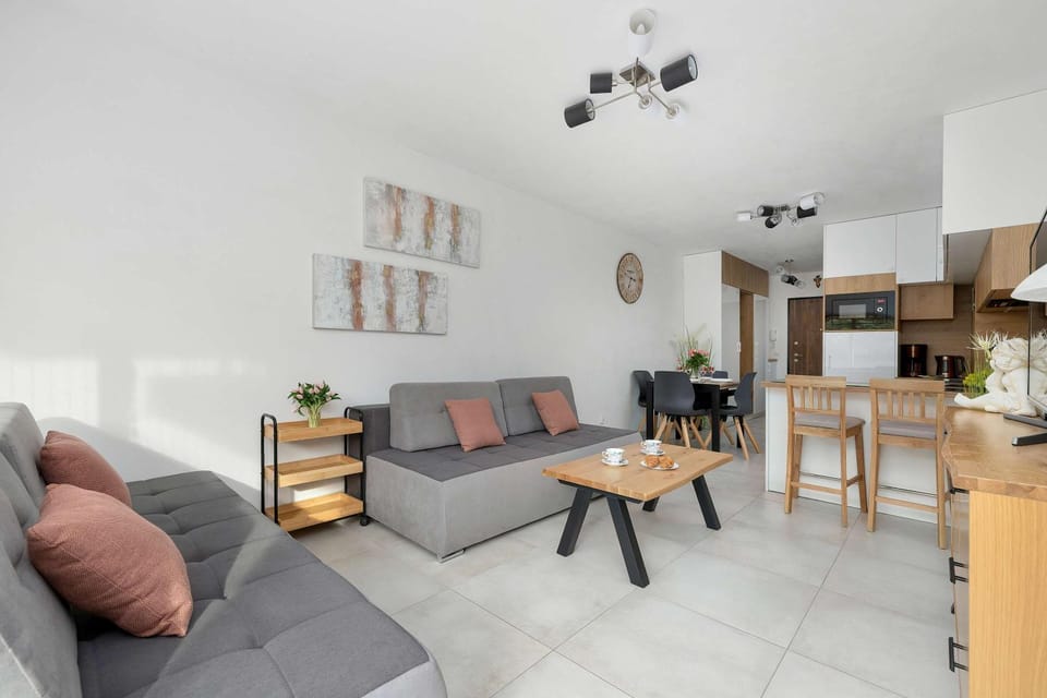 Kitchen or kitchenette, Living room, Seating area, stove