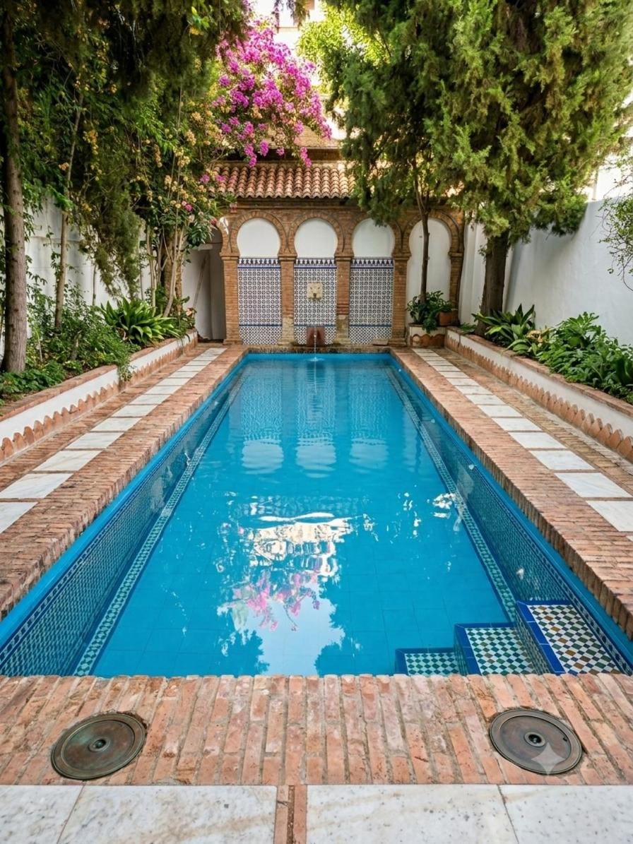 Pool view, Swimming pool