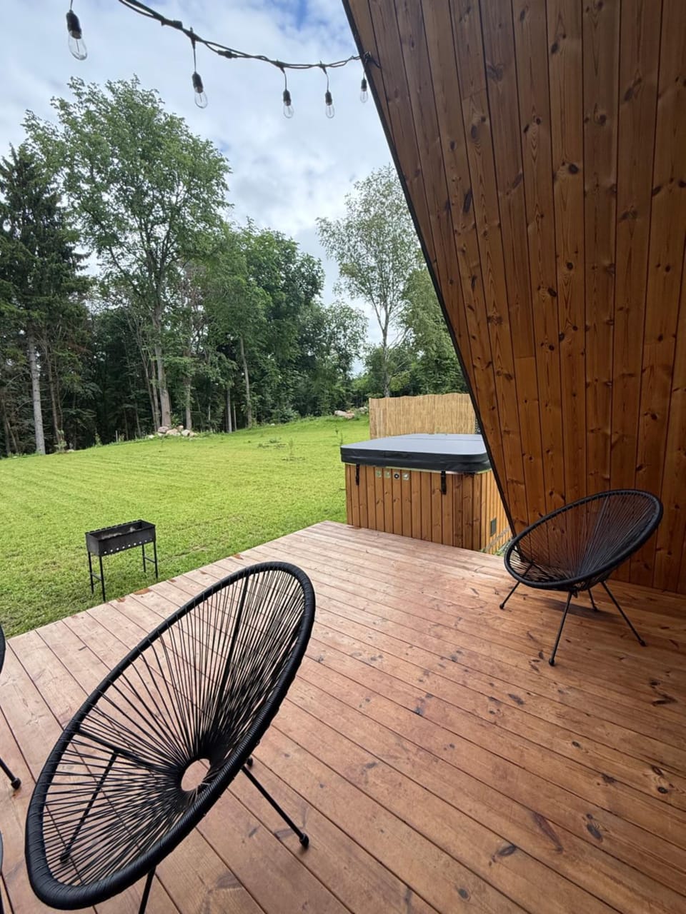 Frame Village House in Vilnius County, Lithuania
