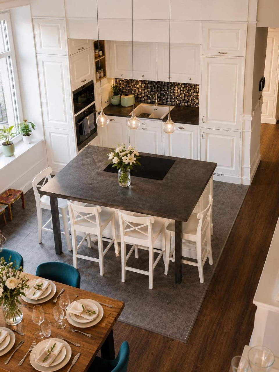 Kitchen or kitchenette, kitchen