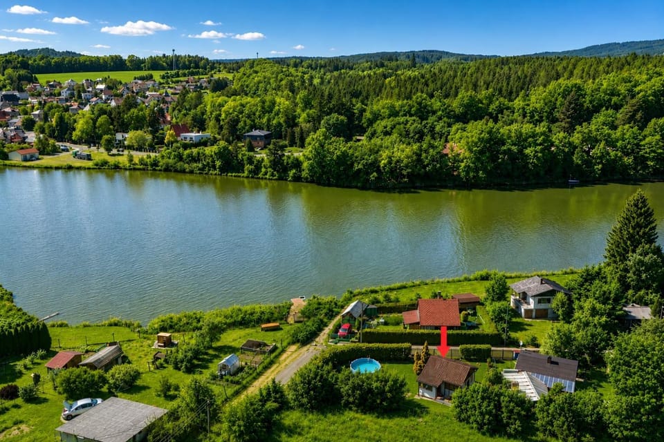 Natural landscape, Bird's eye view, Lake view