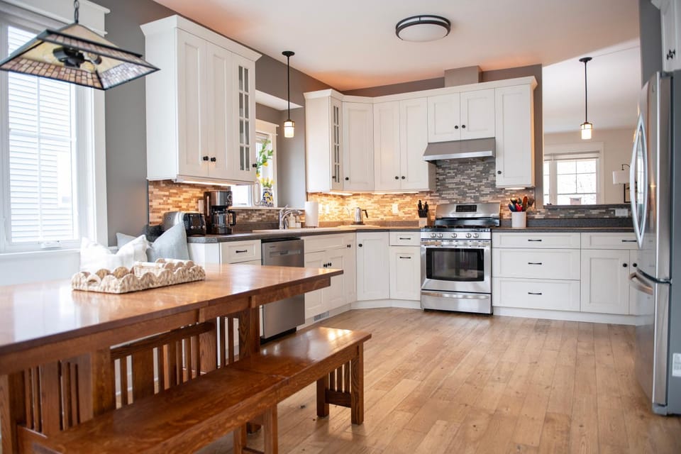 Upscale Craftsman Home w Fire Pit 2 Blocks from Lake Michigan House in South Haven