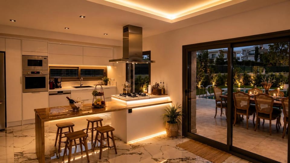 Dining area, Communal kitchen