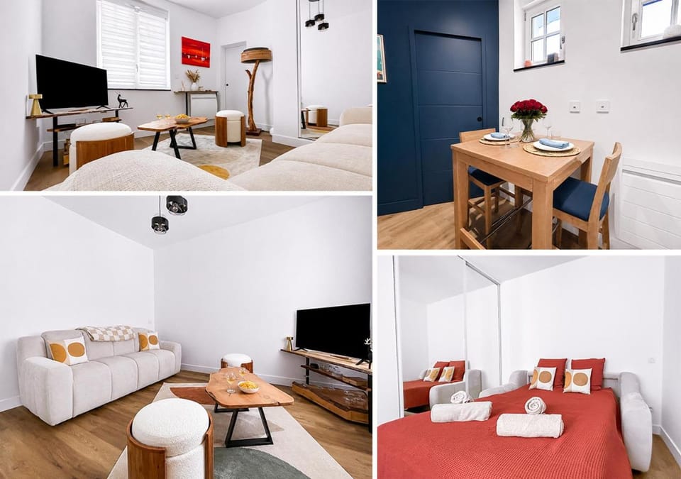 Living room, Dining area, Bedroom