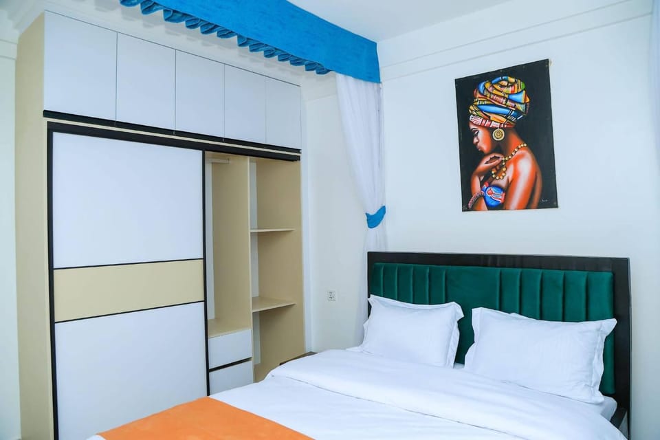 Bed, Decorative detail, Bedroom