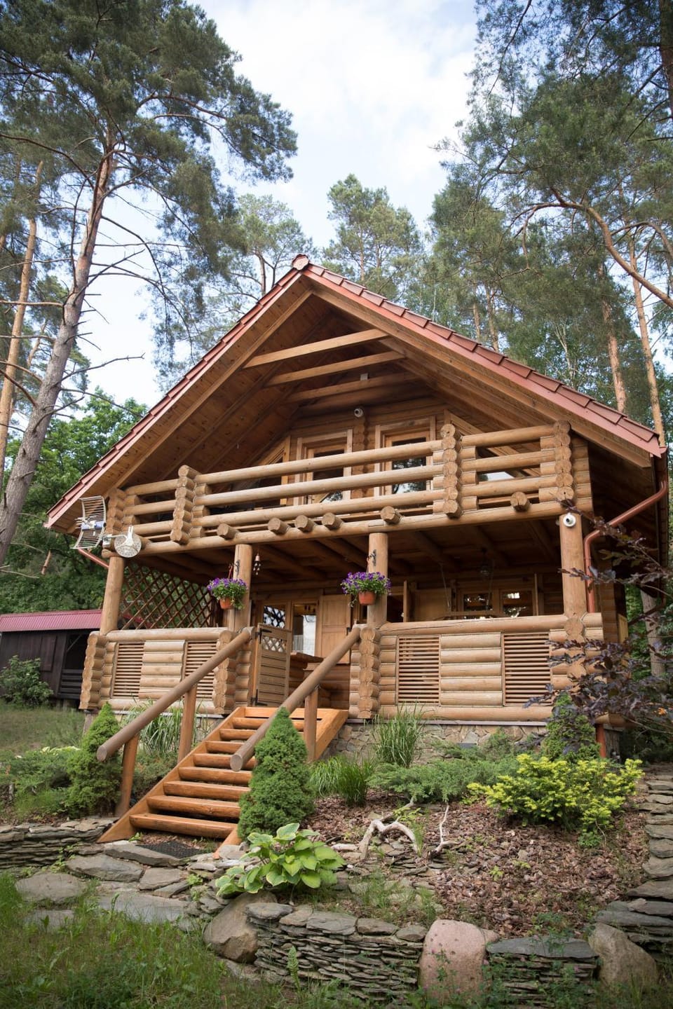 Property building, Garden view