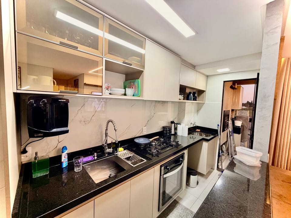 Communal kitchen, oven, stove