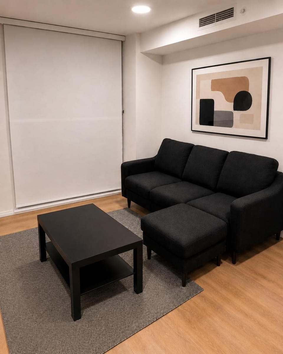 Living room, heating