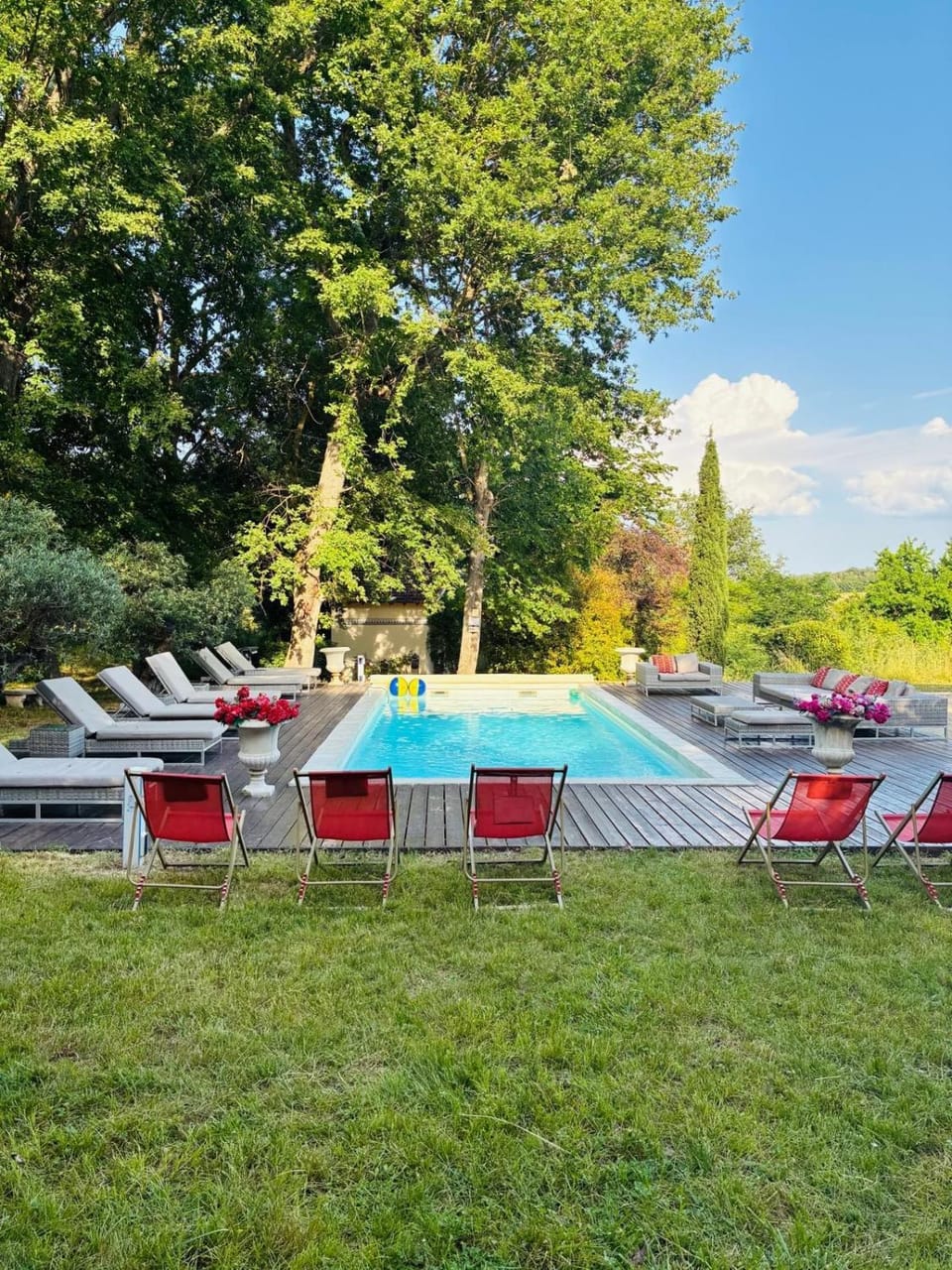 Garden, Swimming pool, sunbed