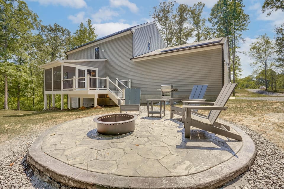 On 4+ Acres! Modern Home w/ Lake Access in Orange House in Lake Anna