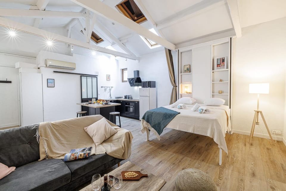 MY CASA - Delfino 51 - Superb Studio Loft Apartment in Nice