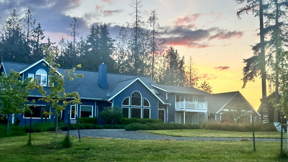 Property building, Sunset