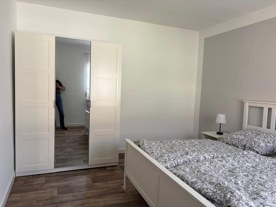 Bed, Photo of the whole room, Bedroom, wardrobe