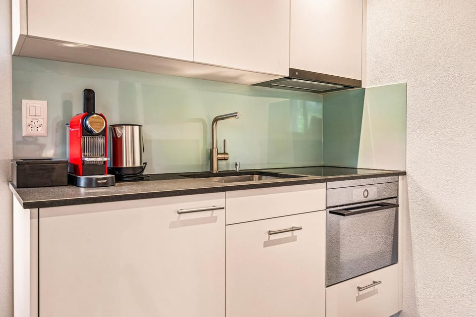 Kitchen or kitchenette, oven, stove, kitchen