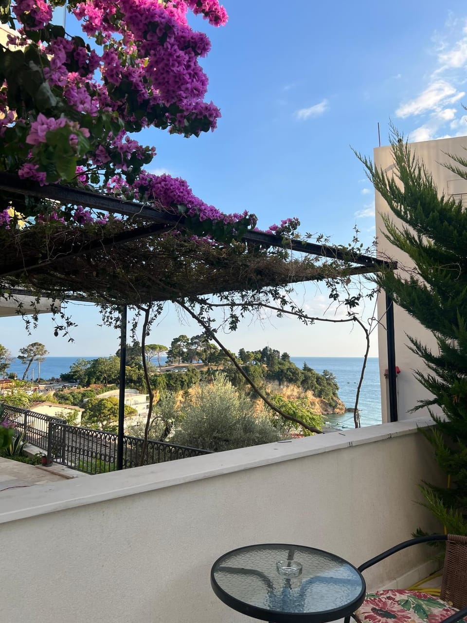 View (from property/room), Balcony/Terrace, Sea view