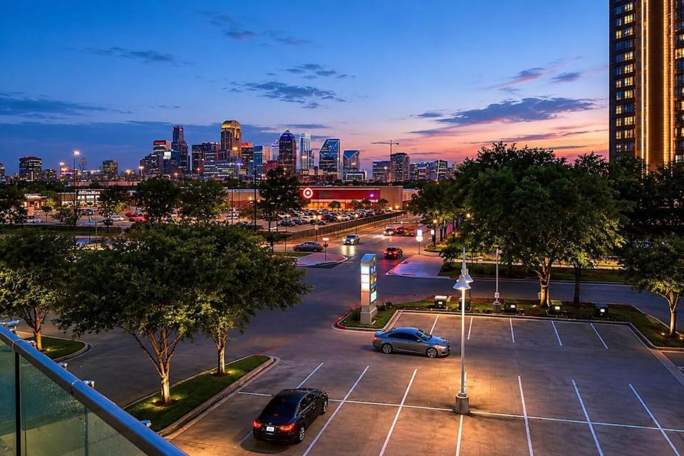 Night, City view, Street view