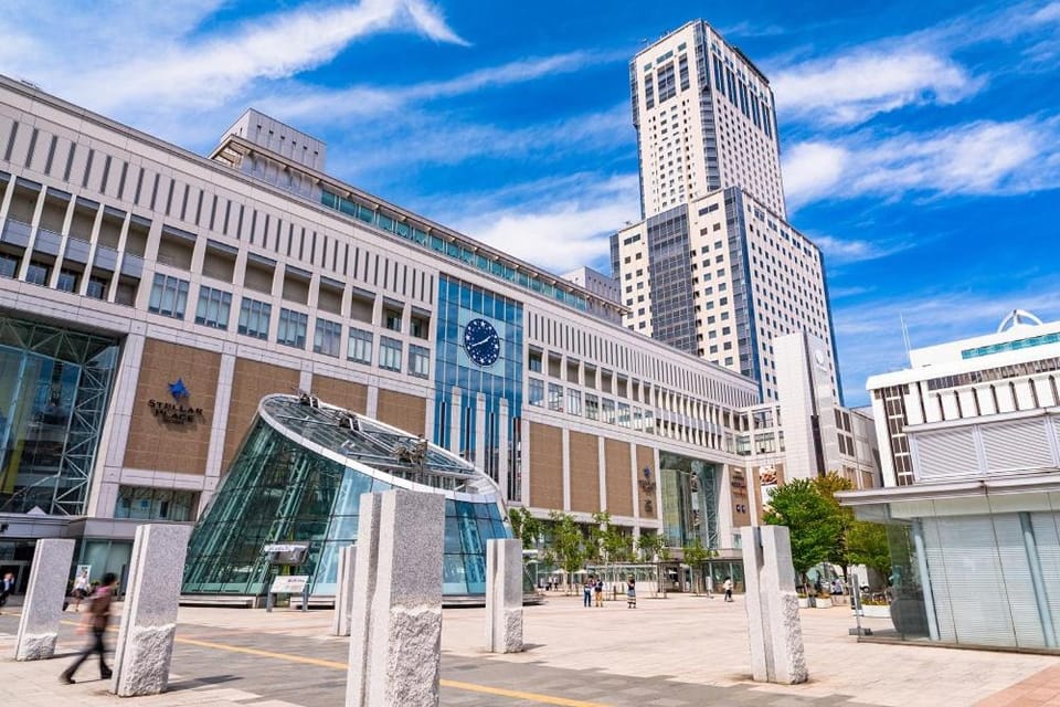3-5札幌駅から徒歩10分の広々38平米のデザインアパートメントのエアコン洗面台完備 Apartment in Sapporo