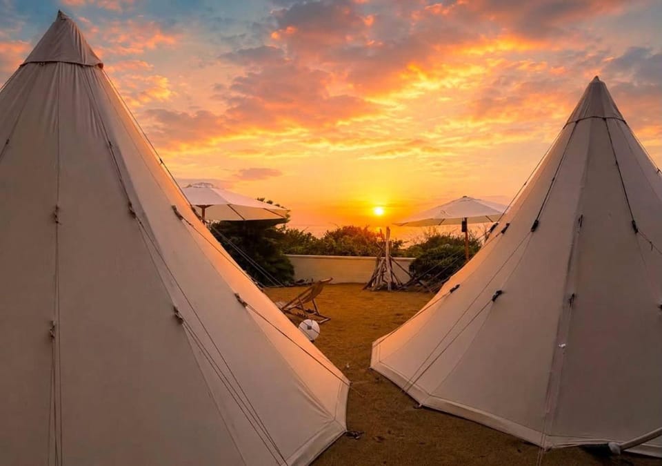 Hitachi Heaven Luxury tent in Japan