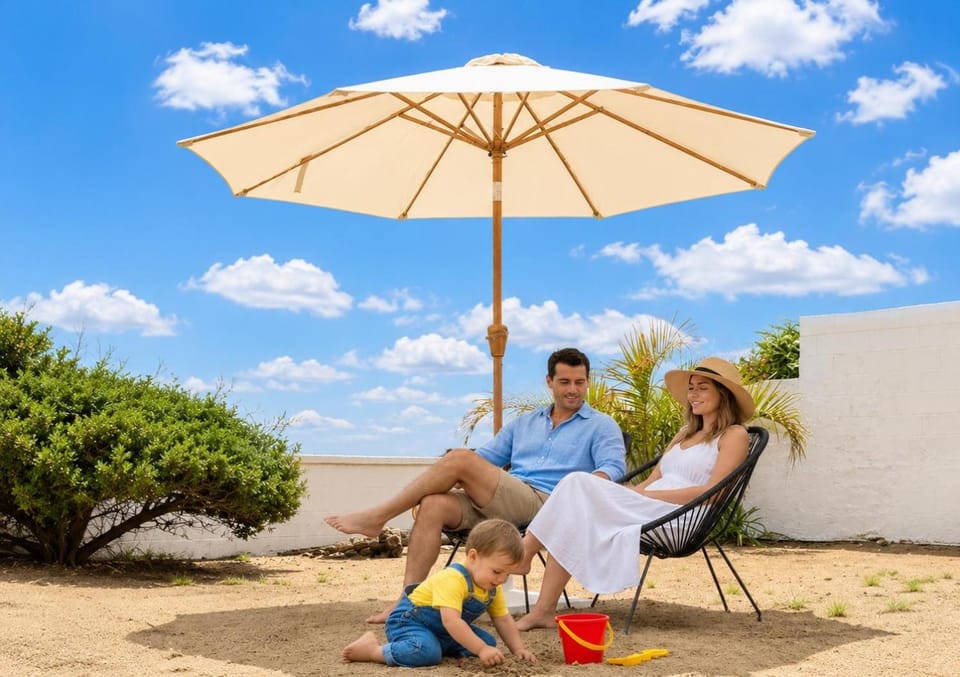 Day, Beach, children