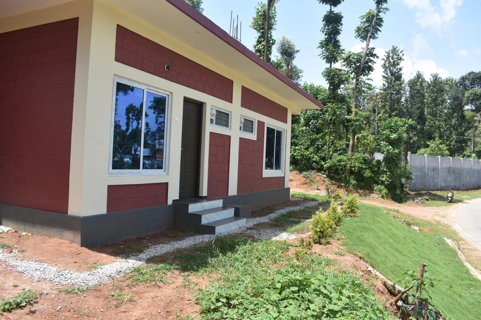 Property building, Garden view
