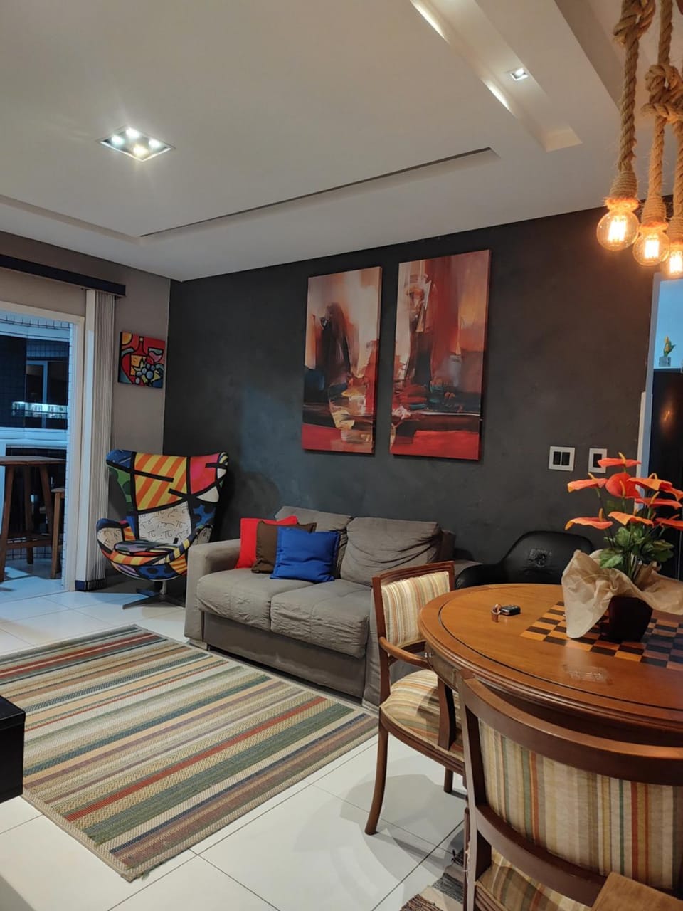 Apartamento frente mar Praia Grande Apartment in State of São Paulo