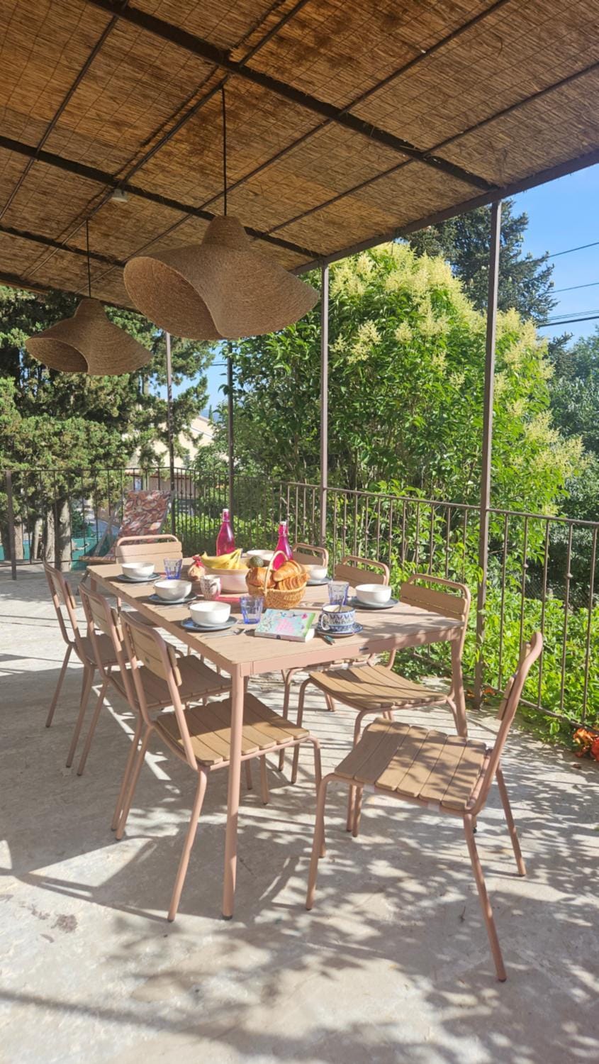 Patio, Balcony/Terrace, Dining area, Garden view