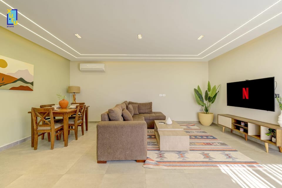 The 1BDR Posh Rooftop wOutdoor Terrace New Cairo Apartment in New Cairo City