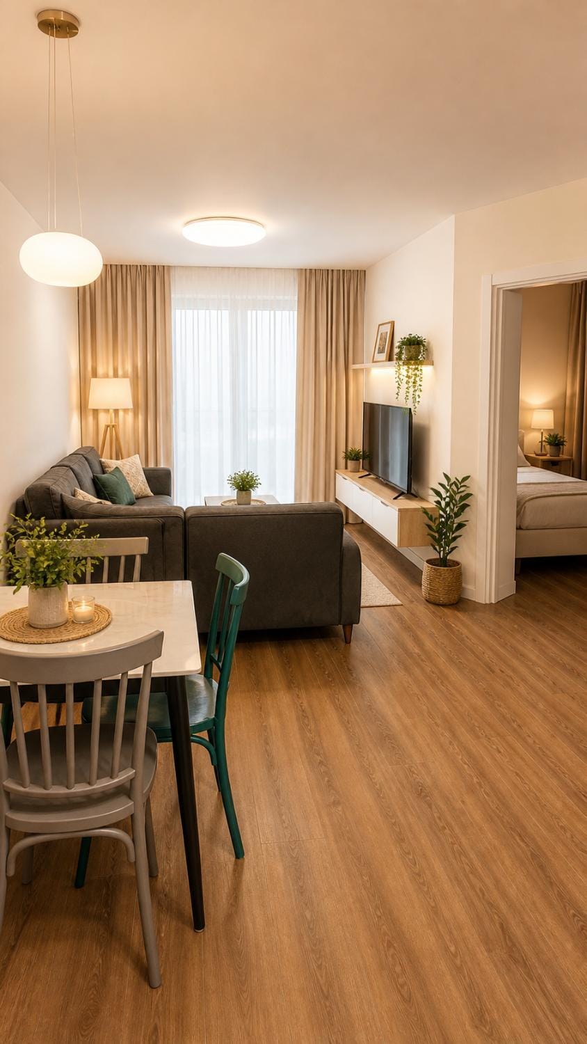 Living room, Photo of the whole room, Seating area
