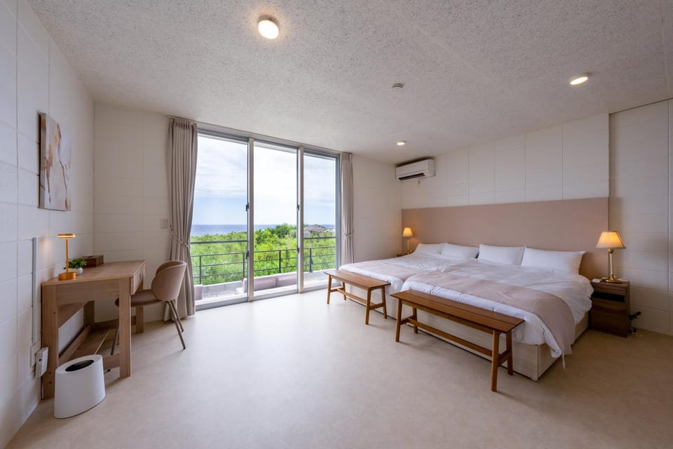 Bed, Bedroom, Sea view, Sea view, air conditioner, air conditioner