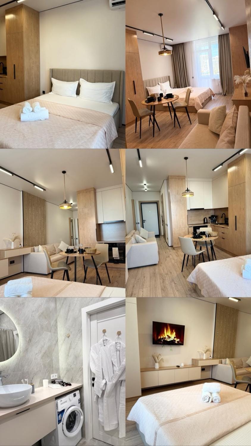 АПАРТАМЕНТЫ ARENA GARDEN новая евростудия класса LUX Apartment in Kazakhstan